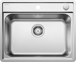 BLANCO 525109 Sink LEMIS 6-IF brushed stainless steel with eccentric