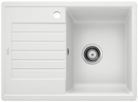 BLANCO 524725 Sink ZIA 45 S Compact white without eccentric Silgranit PuraDur