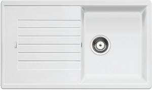 BLANCO 520515 Sink Zia 5 S white without eccentric Silgranit PuraDur