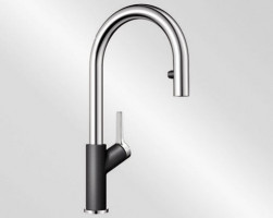 BLANCO 521358 Tap Carena-s Vario anthracite/chrome Silgranit-look