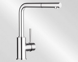 BLANCO 521466 pressure-free Mila-s chrome pull-out shower mixer