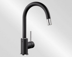 BLANCO 521455 Tap Mida-s anthracite pull-out shower Silgranit-look