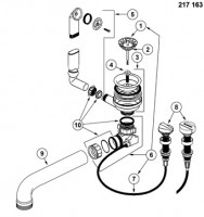 BLANCO 217163 Accessory eccentric control