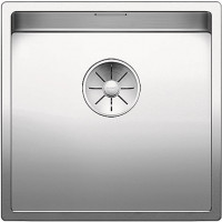 BLANCO 521573 Sink Claron 400-U stainless steel InFino silk gloss without handle