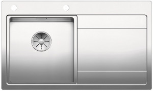 BLANCO 521657 Sink Divon II 45S-IF stainl.steel silk gloss InFino with eccent.