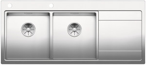 BLANCO 521664 Sink Divon II 8S-IF stainl.steel silk gloss InFino no eccentric