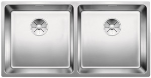 BLANCO 522985 Sink Andano 400/400-IF stainl.steel InFino silk gloss no handle