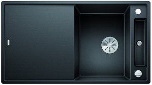 BLANCO 523205 Sink Axia III 5 S anthracite InFino with eccent. Silgranit PuraDur