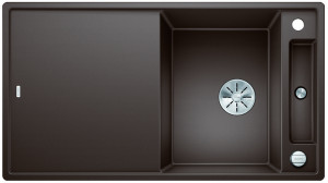 BLANCO 523214 Sink Axia III 5 S coffee InFino with eccentric Silgranit PuraDur