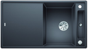 BLANCO 523206 Sink Axia III 5 S gray rock InFino with eccent. Silgranit PuraDur