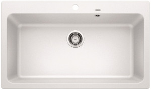 BLANCO 521816 Sink Naya XL 9 white without eccentric Silgranit PuraDur