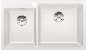 BLANCO 523061 Sink Pleon 9 white InFino without eccentric Silgranit PuraDur