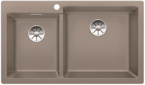 BLANCO 523064 Sink Pleon 9 tartufo InFino without eccentric Silgranit PuraDur