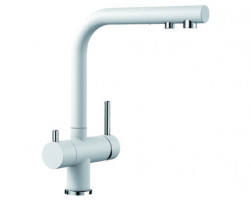 BLANCO 523134 Tap FONTAS II white Silgranit-look