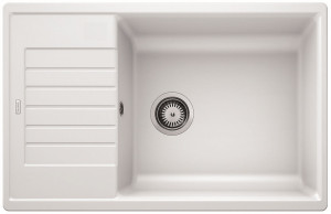 BLANCO 523277 Sink Zia XL 6 S Compact white without eccentric Silgranit PuraDur