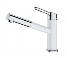 FRANKE Tap FC 3055.094 ORBIT chrome/white led with pull-out aerator