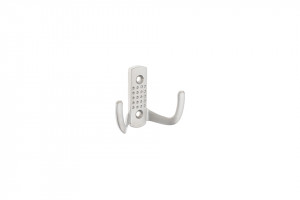 TULIP Hook Darec satin chrome + screws