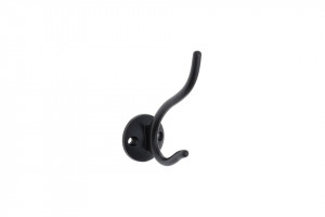 TULIP hook Rapallo black matt + screws