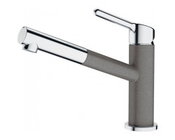 FRANKE Tap FC 3055.084 ORBIT chrome/white stone with pull-out aerator