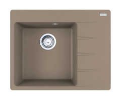 FRANKE Sink CNG 611-62 TL/2 620 x 500 cashmere drain right