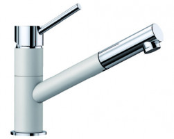 BLANCO 525040 Tap KANO-S white/chrome