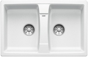 BLANCO 524964 Sink LEXA 8 white SILGRANIT® PuraDur®