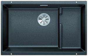 BLANCO 526003 Sink Subline 700-U Level black InFino manual Silgranit