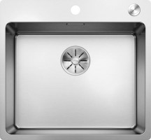 BLANCO 525245 Sink ANDANO 500-IF/A InFino stainl.steel silk gloss+PushControl