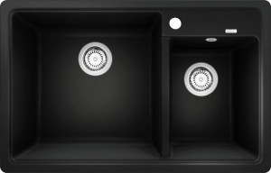 BLANCO 526223 Sink Legra 8 black without eccentric Silgranit