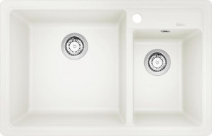 BLANCO 526226 Sink Legra 8 white without eccentric Silgranit