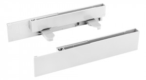 StrongMax 16/18 holders for the glass front of the inner drawer 185 mm, white