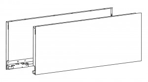 HETTICH 9255044 AvanTech You sides 187/270 silver L