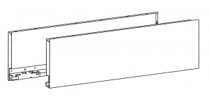 HETTICH 9255032 AvanTech You sides 139/400 silver L