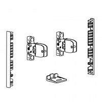 HETTICH 9257611 AvanTech You front connectors drawers sides+front 101 silver