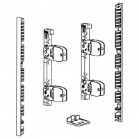 HETTICH 9257613 AvanTech You front connectors drawers sides+front 187 silver