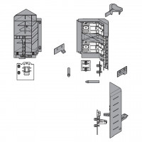 BLUM Z33D00E0A6 Space Corner Antaro D syncromotion grey