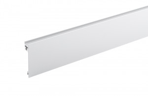 StrongMax 16/18 alu profile for front with glass 1100 mm, white