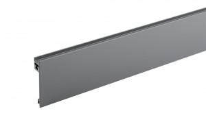 StrongMax 16 alu front profile with glass 1100 mm, dark grey