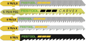 FESTOOL 204275 Jigsaw blade set STS-Sort/25 W