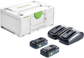 FESTOOL 577109 Napájecí sada SYS 18V 2x4,0/TCL 6 DUO