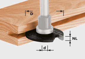 FESTOOL 491038 Disk groove cutter HW D40x1,5