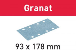 FESTOOL 498933 Abrasive sheet STF 93X178 P40 GR/50 Granat