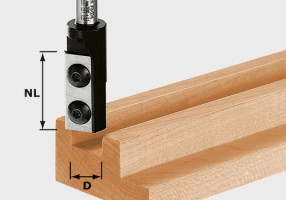 FESTOOL 491078 Groove cutter with reversible blades HW S8 D8/20 WP Z1