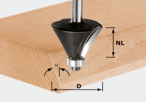 FESTOOL 491133 Chamfer cutter HW S8 D38,5/23/30°