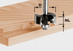 FESTOOL 491085 Rebating cutter with reversible blades HW S8 D38/12