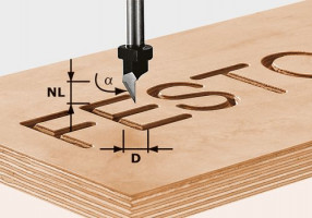 FESTOOL 491003 Script cutter HW S8 D11/60°