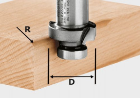 FESTOOL 490094 Roundover cutter HW R4-OFK 500