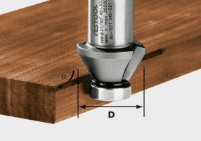 FESTOOL 490090 Chamfer cutter HW 45°-OFK 500
