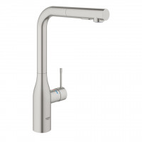 GROHE 30432DC0 Tap ACCENT L-spout with dual pull-out shower supersteel