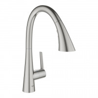 GROHE 30440DC0 Tap SCALA C-outlet with lift. shower with 3 supersteel jets